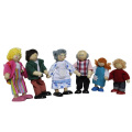 My Happy Family Series Mini Wooden Doll Family